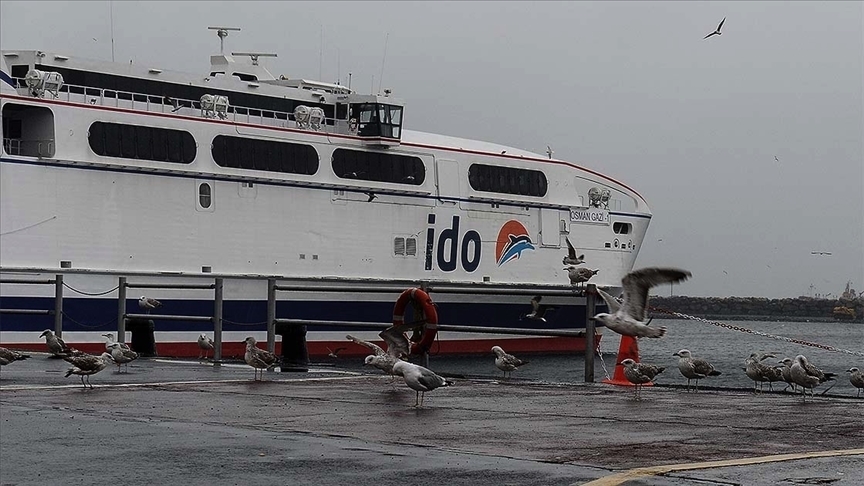 İDO'nun Bazı Seferleri Hava Koşulları Nedeniyle İptal Edildi 