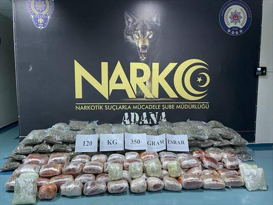 Adana'da Tırda 120 Kilo 350 Gram Esrar Ele Geçirildi