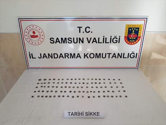 Samsun'da Çeşitli Dönemlere Ait 101 Sikke Ele Geçirildi