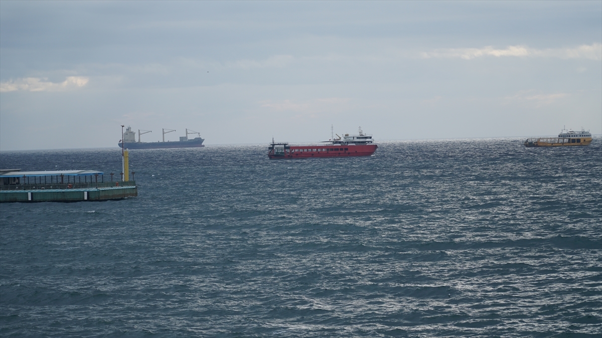 Tekirdağ'da Deniz Ulaşımına Lodos Engeli