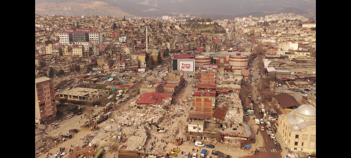 Son dakika! Kahramanmaraş Depreminde şehrin drone görüntüleri 10.02.2023