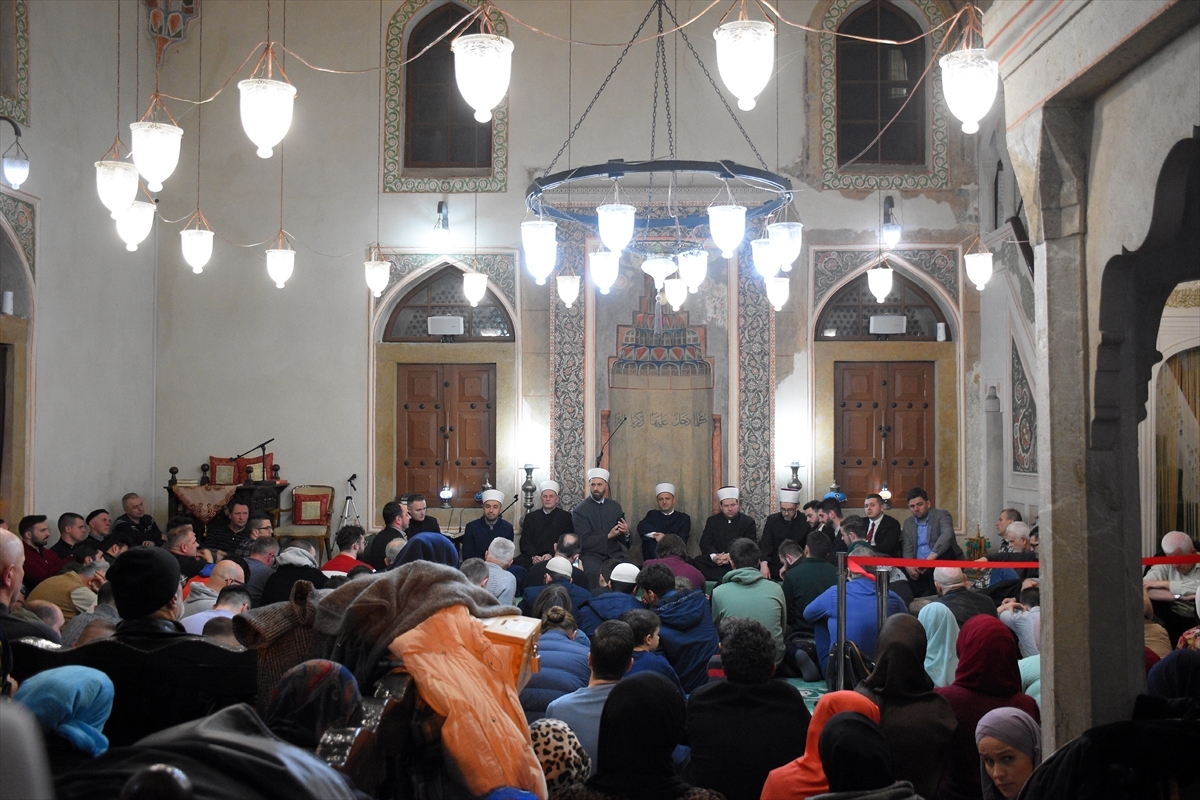 Bosna Hersek'in Başkenti Saraybosna'da Berat Kandili İdrak Edildi