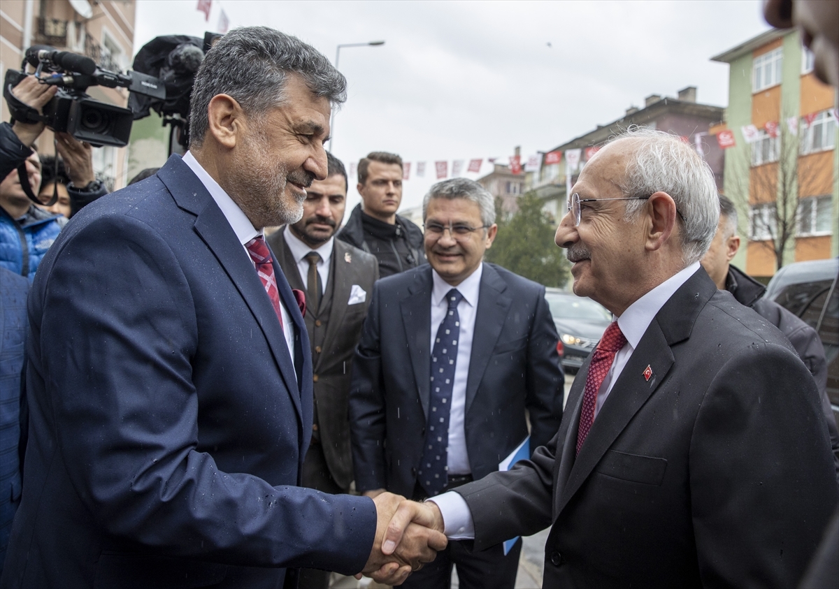CHP Genel Başkanı Kılıçdaroğlu Milli Yol Partisi Genel Başkanı Çayır'ı Ziyaret Etti