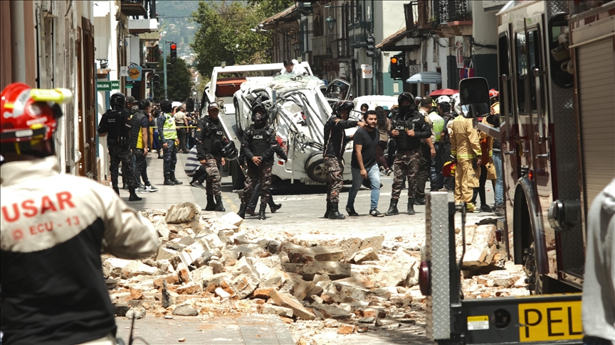 Ekvador'da 6,7 Büyüklüğündeki Depremde Ölenlerin Sayısı 14'e Yükseldi