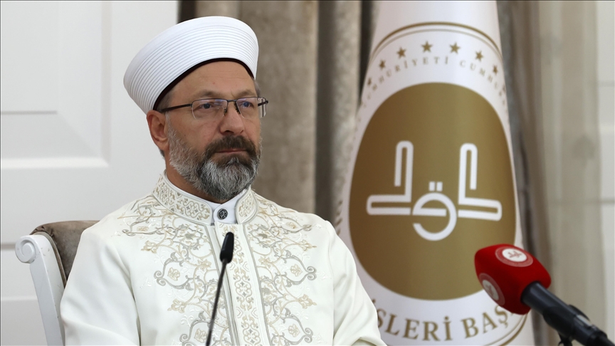 Diyanet İşleri Başkanı Erbaş, 