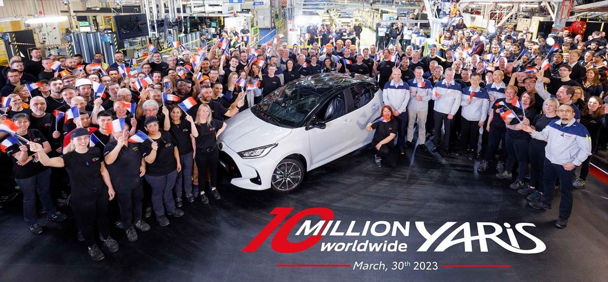 Toyota Yaris 10 Milyonluk Satış Adediyle 