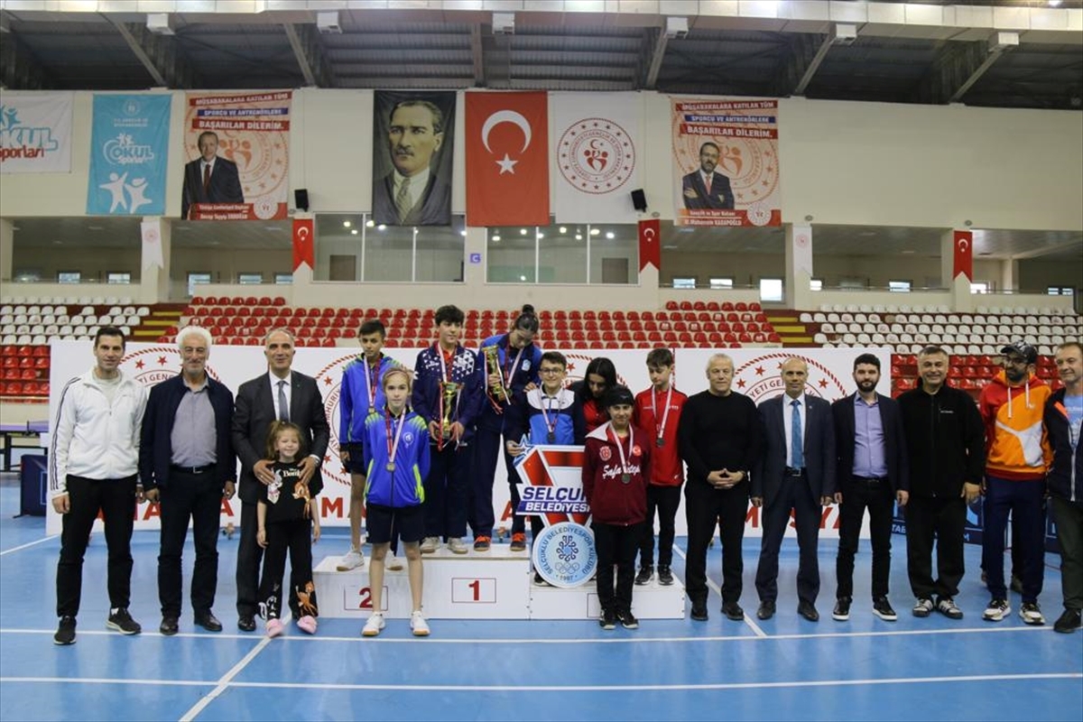 Masa Tenisi Minikler ve Küçükler Federasyon Kupası Müsabakaları Amasya'da Sona Erdi