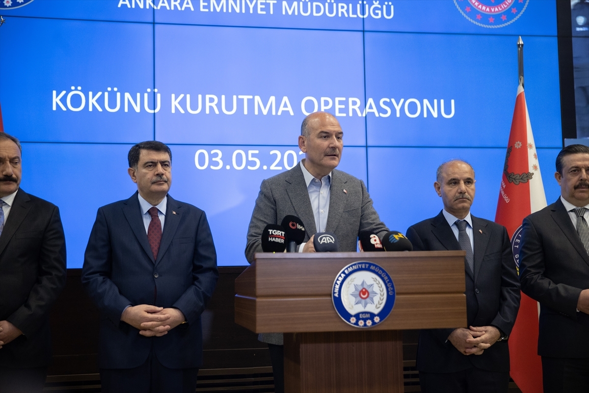 İçişleri Bakanı Soylu Ankara'da 