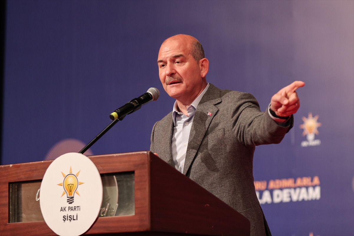 İçişleri Bakanı Soylu AK Parti Beyoğlu İlçe Başkanlığında Konuştu: