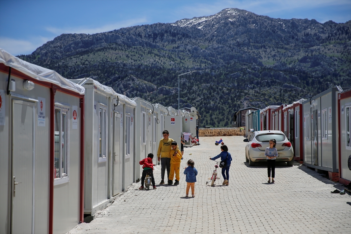 Kahramanmaraş'ta Kurulan Konteyner Kente 280 Aile Yerleştirildi