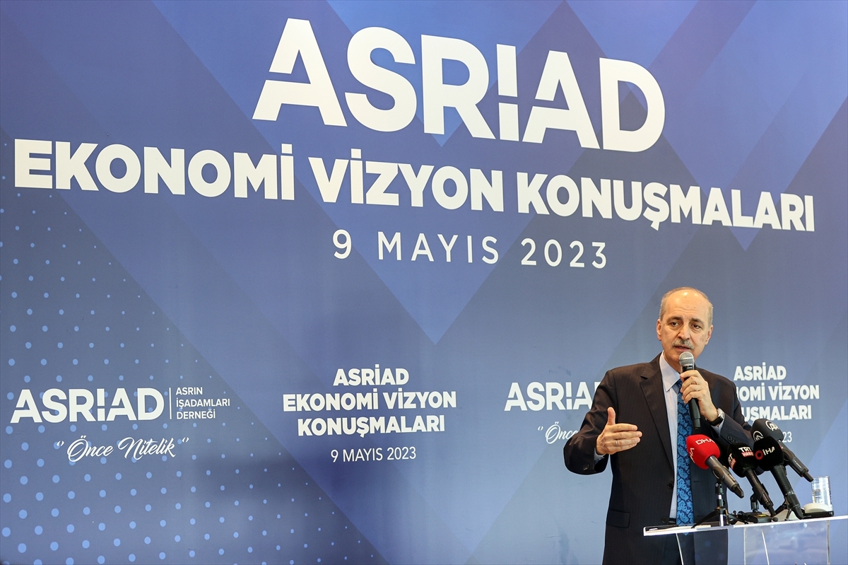 AK Parti'li Kurtulmuş ASRİAD Ekonomi Vizyon Konuşmaları Programı'nda Konuştu