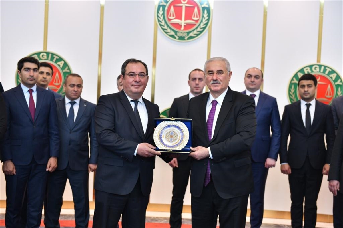 Yargıtay Başkanı Akarca, Azerbaycan Adalet Akademisi Heyetini Kabul Etti