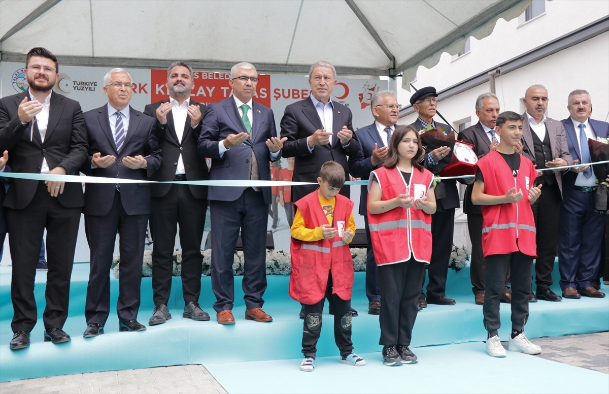 Türk Kızılay Genel Sekreteri Saygılı Kayseri'de Şube Açılışına Katıldı