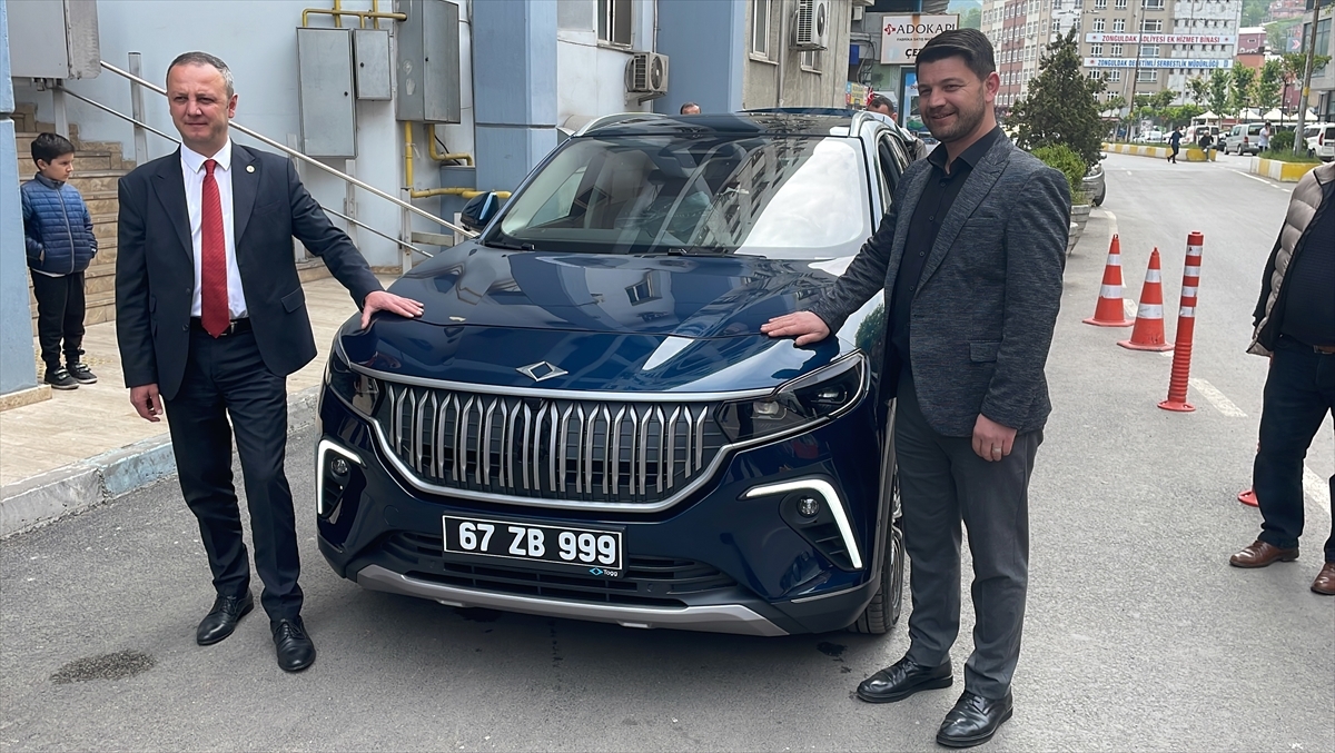 Türkiye'nin Yerli Otomobili Togg Zonguldak Belediyesinin Yeni Makam Aracı Oldu