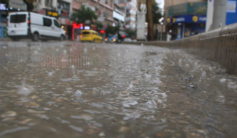 Bingöl'de Sağanak Su Baskınlarına Neden Oldu