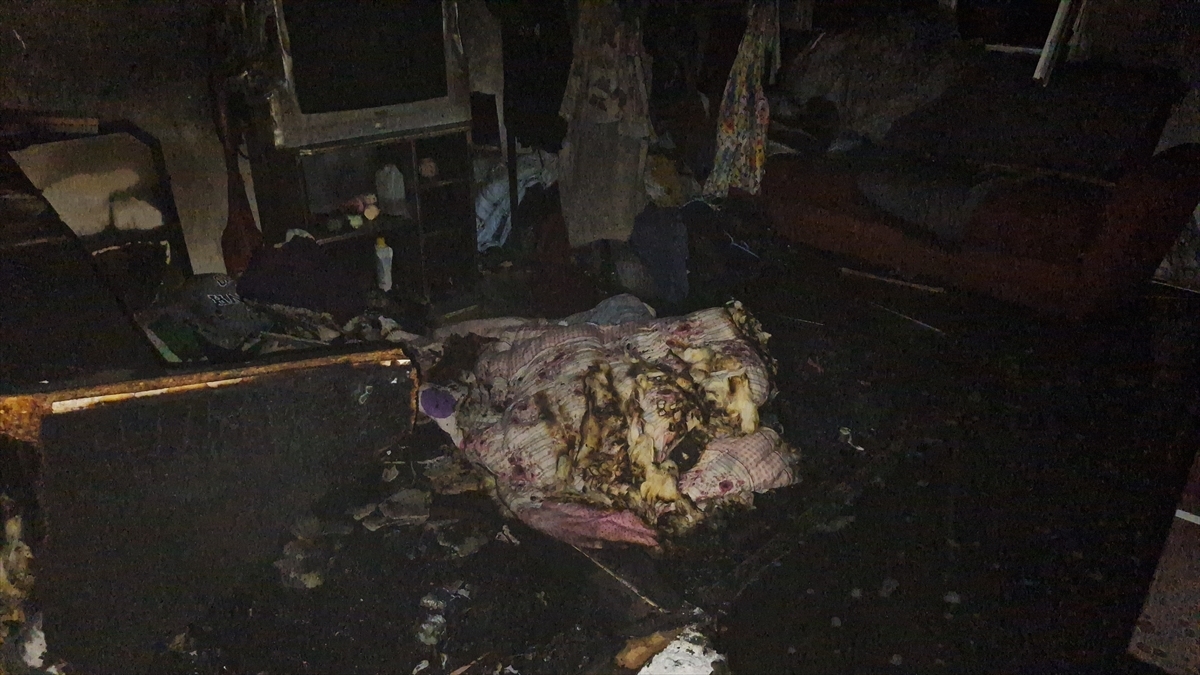 Samsun’da Apartman Dairesi  Yangın Sonucu Kullanılamaz Hale Geldi
