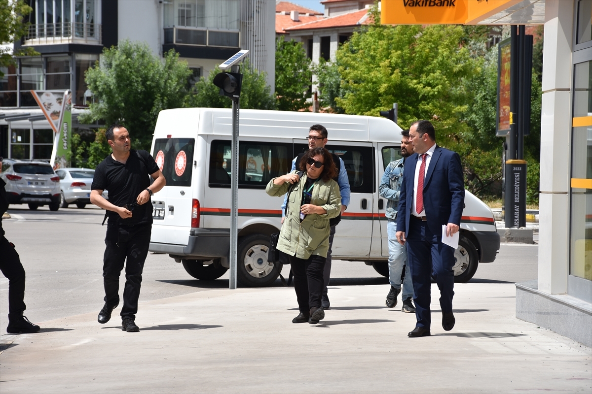 Aksaray'da Rezidanstan Düşen Hemşirenin Ölümüne İlişkin Olay Yerinde Keşif Yapıldı