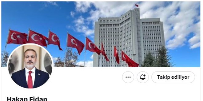 Dışişleri Bakanı Fidan, Resmi Twitter Hesabı Açtı: