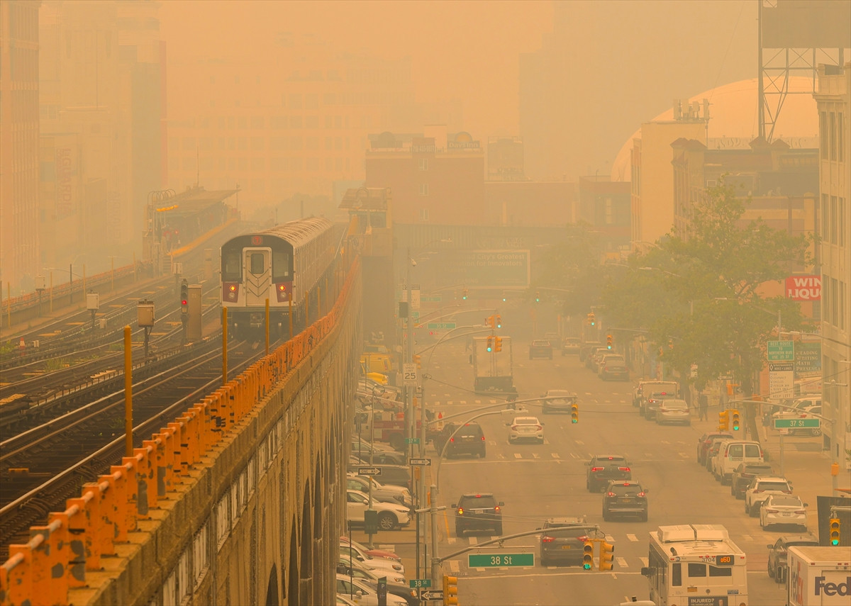 ABD Ulusal Meteoroloji Servisi: Kanada Yangınlarından Gelen Dumanlar Günlerce Sürecek