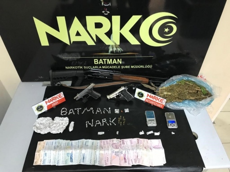 Batman'daki Uyuşturucu Operasyonunda 9 Şüpheli Tutuklandı