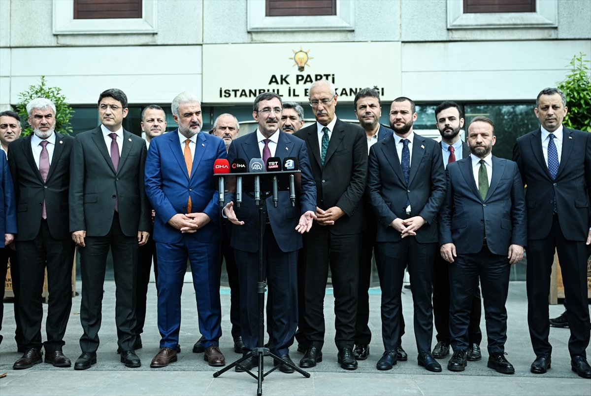 Cumhurbaşkanı Yardımcısı Cevdet Yılmaz AK Parti İstanbul Başkanlığı Ziyaretinde Konuştu