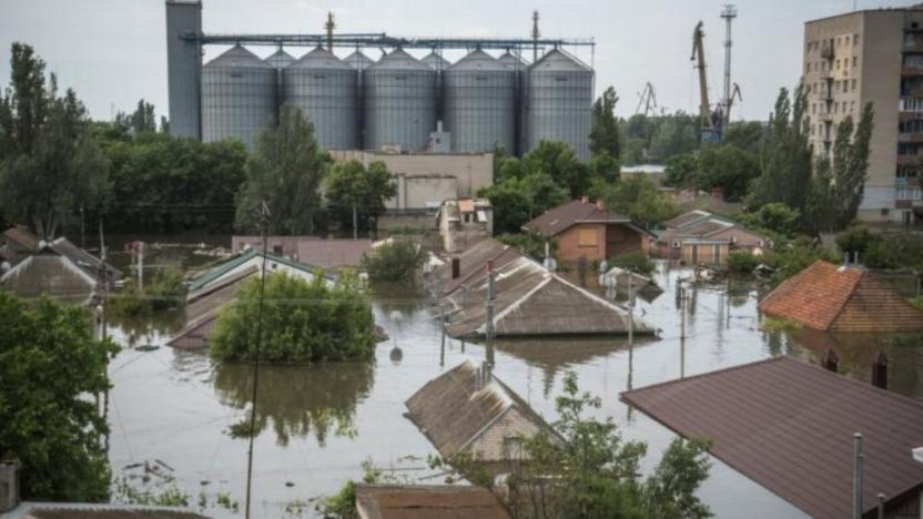 Ukrayna: Kahovka Barajı'nın Vurulması Sonucu Selde Ölenlerin Sayısı 10'a Çıktı