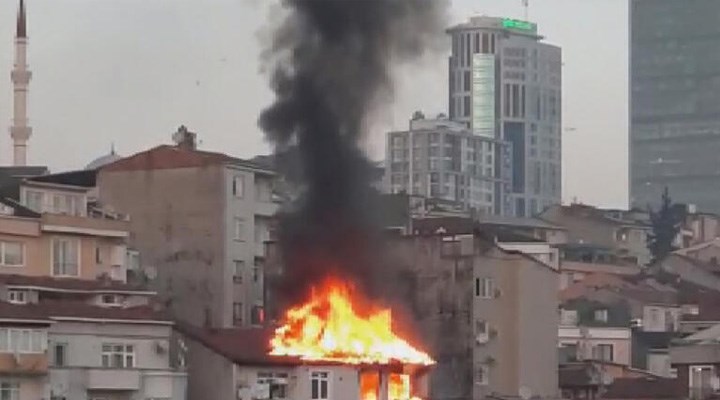 Kağıthane'de Binada Çıkan Yangın Söndürüldü