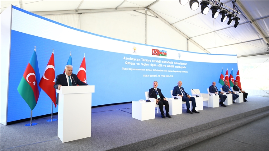 AK Parti ve Yeni Azerbaycan Partisi Heyetleri, Şuşa Beyannamesi'nin 2'nci Yılında Şuşa'da Buluştu