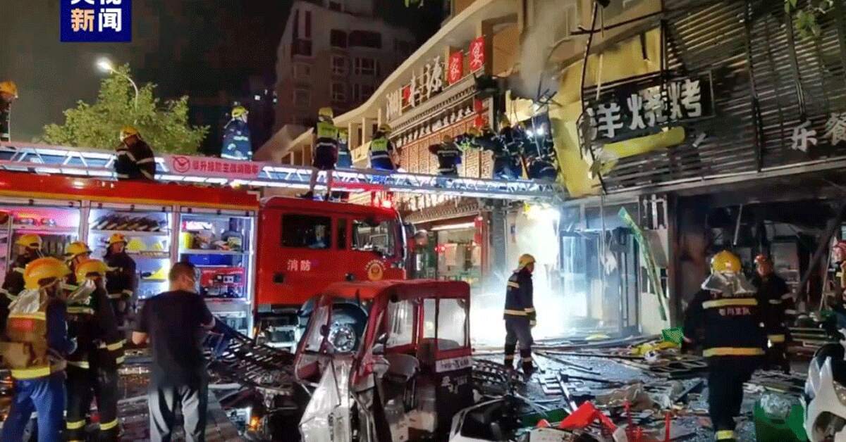 Çin'de Restoranda Gaz Patlaması Sonucu 31 Kişi Öldü, 7 Kişi Yaralandı