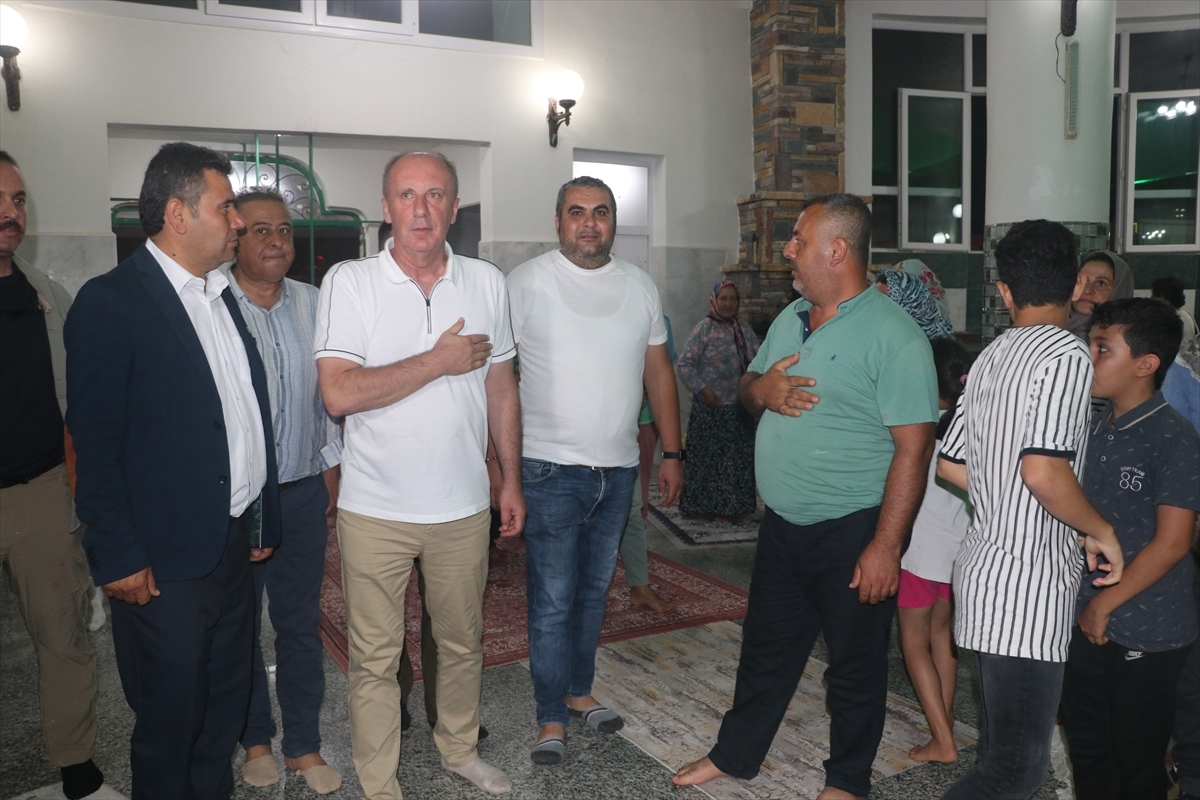 Memleket Partisi Genel Başkanı İnce, Hatay'da Ziyaretlerde Bulundu