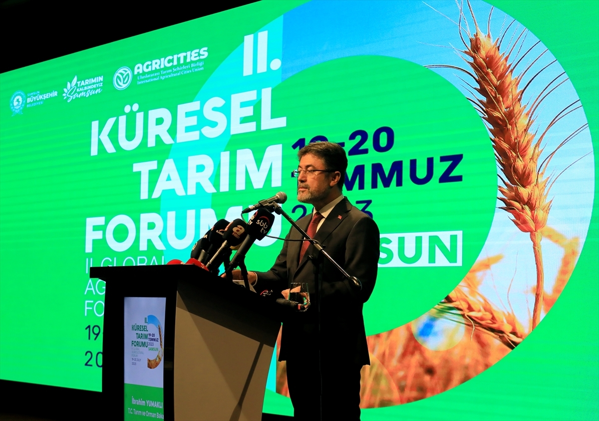 Tarım Ve Orman Bakanı Yumaklı  Samsun'da AGRICITIES 2. Küresel Tarım Forumu'na Katıldı