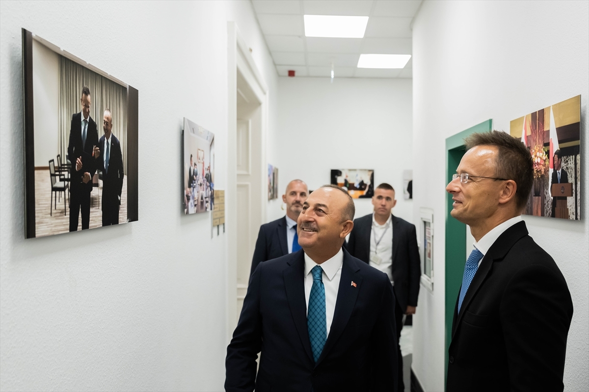 Eski Dışişleri Bakanı Çavuşoğlu'na Macaristan'da 