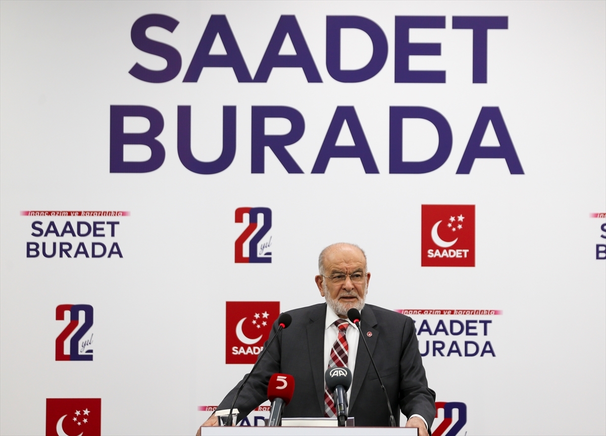 Saadet Partisi Genel Başkanı Karamollaoğlu  Basın Toplantısı Düzenledi: 