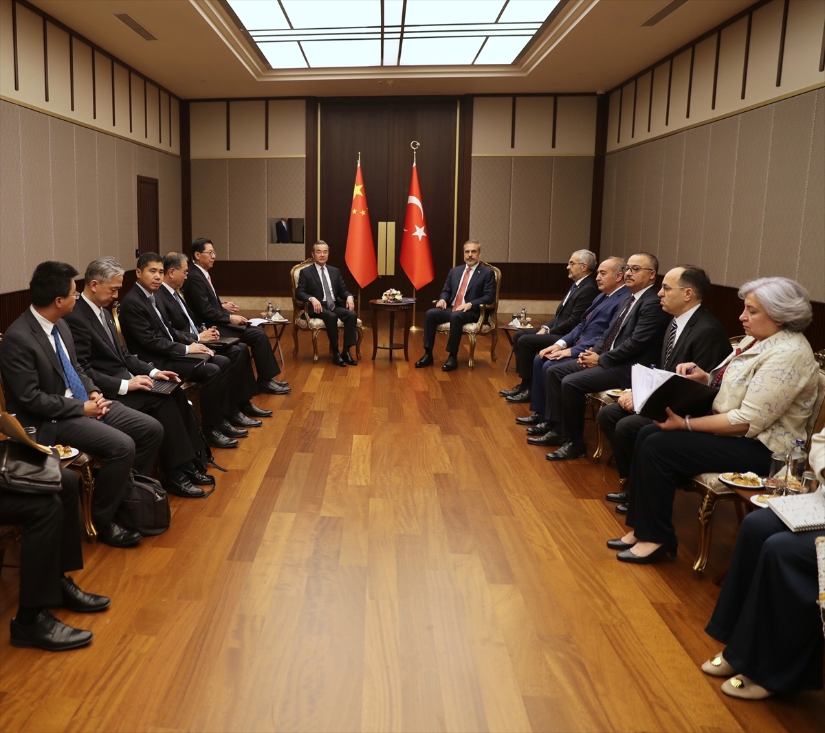 Dışişleri Bakanı Fidan  Çin Dışişleri Bakanı Vang İle Görüştü