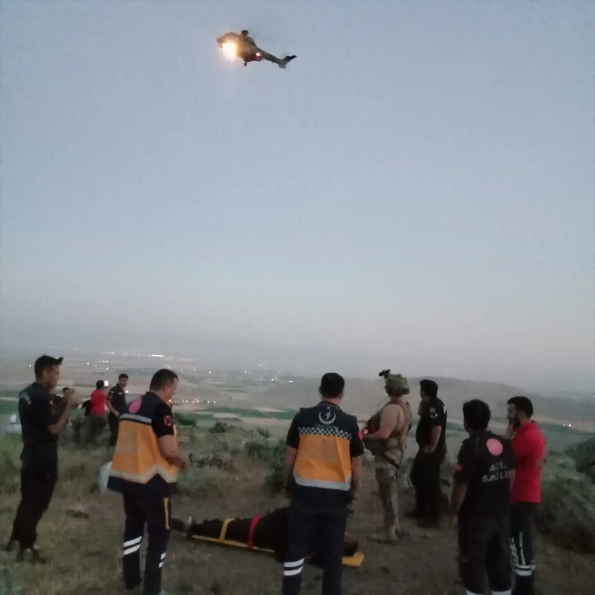Konya'da Dağlık Alanda Yaralanan Kişi Askeri Helikopterle Kurtarıldı