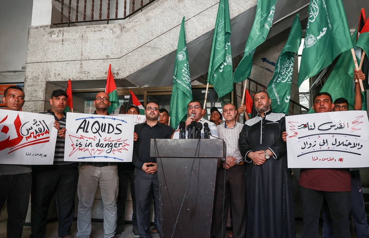 İsrailli Bakan Ben-Gvir'in Mescid-i Aksa Baskını Gazze'de Protesto Edildi